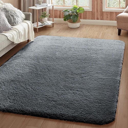 345 - 1 x Perryopolis grey area rug approx 160 x 230cm RRP £41