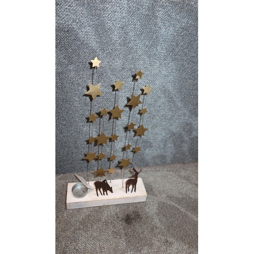 359 - 8 x Shoeless Joe Starry Starry Night tea light holders