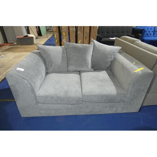 607 - A Keria Chenille two seat sofa approx 153cm wide