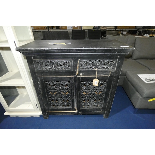 621 - A Telvin accent chest approx 90 x 41 x 90cm high. Please note that this chest has damage to the fron... 