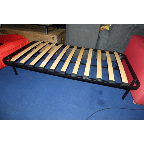 642 - A single bed frame. Please note that no mattress or headboard is included