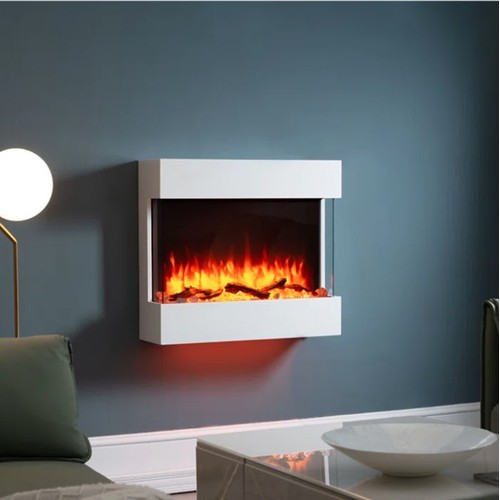 510 - 1 x Darren Castleton electric fire approx 70.5cm wide RRP £321 - returned incomplete