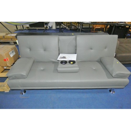 614 - A Majel 3 seater upholstered sofa bed RRP £149