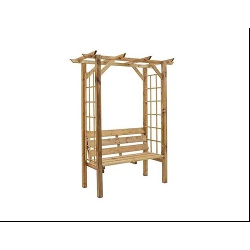 558 - 1 x Ullery solid wood pergola RRP £207. Supplied in two boxes and requires assembly