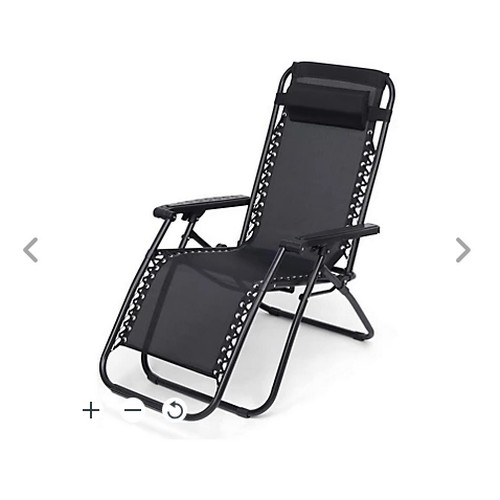 565 - 2 x SA reclining zero gravity chairs RRP £69