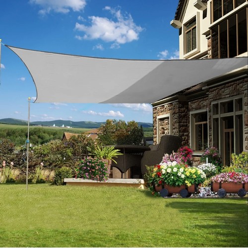 577 - 1 x Duppstadt 5m x 5m shade sail RRP £51 and 1 other 5m x 5m shade sail