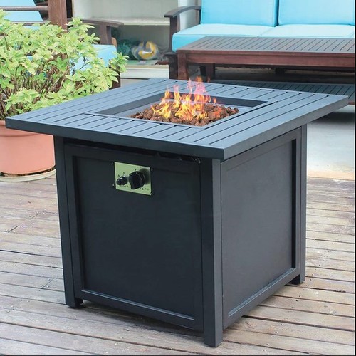 597 - 1 x Bowlus outdoor gas fire pit table RRP £249