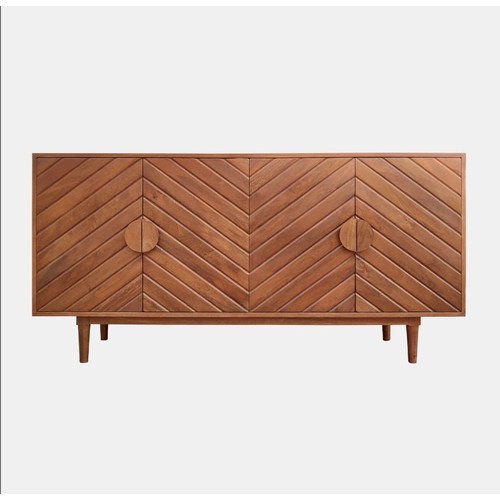 616 - A Garduno 160cm wide solid wood side board RRP £1029. Please note that this sideboard is missing thr... 