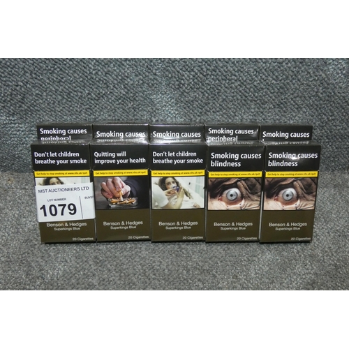 10 X Packs Of 20 Benson & Hedges Superkings Blue