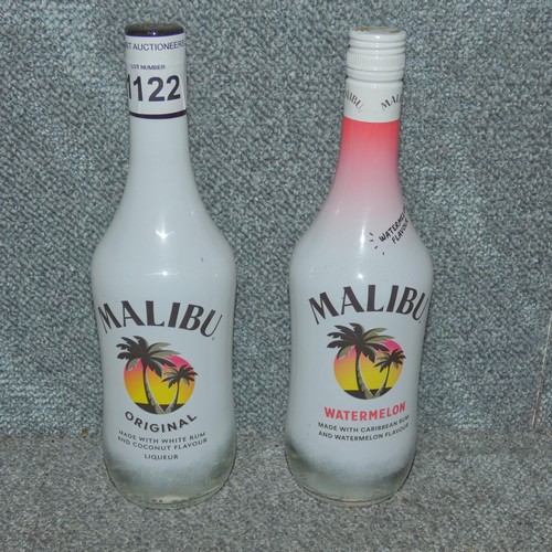 1122 - 2 x bottles of 70cl Malibu rum liqueur