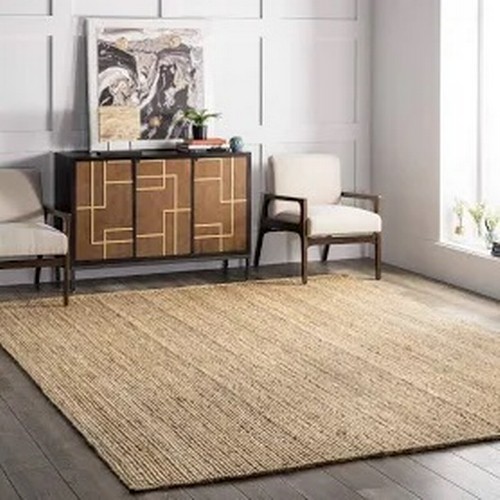 542 - 1 x Nuloom Natura 100% Jute rug approx 5ft x 8ft