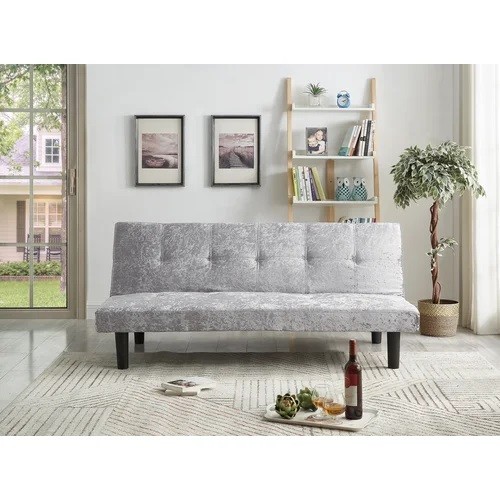 623 - A Diamondville 3 seater velvet sofa bed RRP £109. Boxed and requires assembly