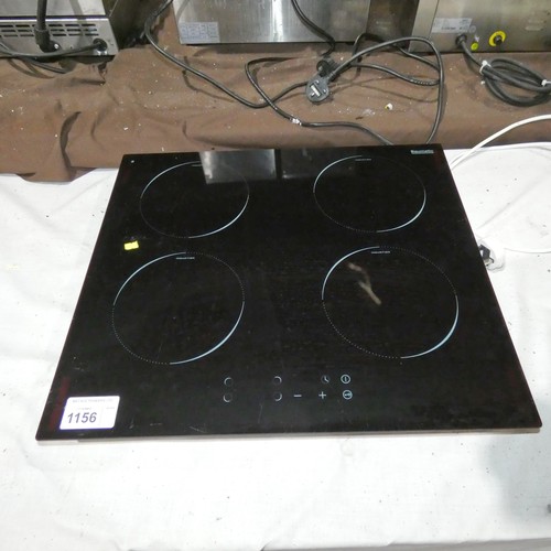 An integrated electric 4 ring induction hob by Baumatic type BHI615 trade