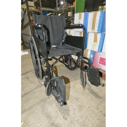 2085 - 1 x folding wheel chair by Drive DeVilbiss