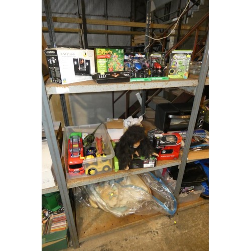 2140 - A quantity of various toys, games etc. Contents of 1 bay / 3 shelves