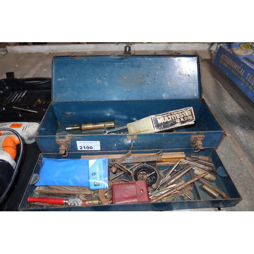 2100 - A quantity of various hand and power tools. Not practical to list in detail so please view or see ph... 