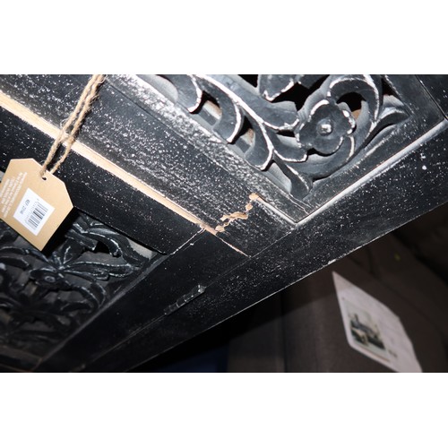 621 - A Telvin accent chest approx 90 x 41 x 90cm high. Please note that this chest has damage to the fron... 