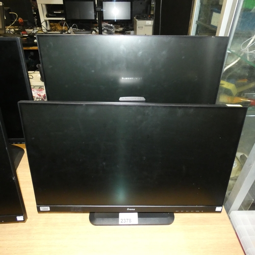 2378 - 2 x 27 inch monitors by iiYama type XB2783HSU - trade. Tested Working