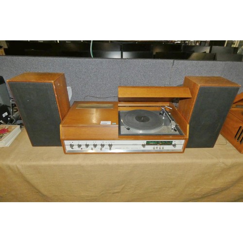 2357 - A vintage Hacker stereo system with a Goldring Lenco GL75 record deck - trade