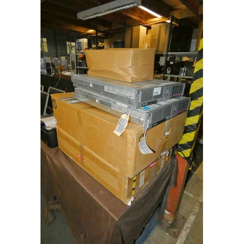 2368 - 2 x server blades, both HP Proliant, DL380g5 , 1 quad, 1 dual core 3.0ghz 32gb ram in each, no HDDs ... 