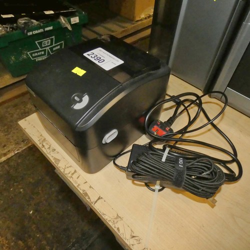 2390 - A Vretti label printer type 420b with power adapter and usb cable - trade