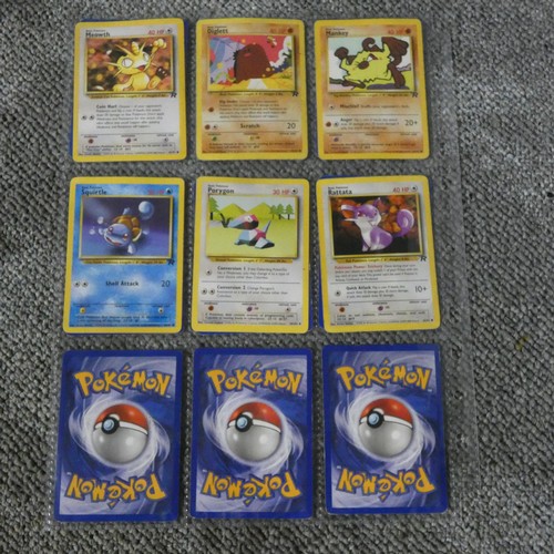 A collection of various 1996-1999 common Pokmon trading cards, please see  pictures for more details