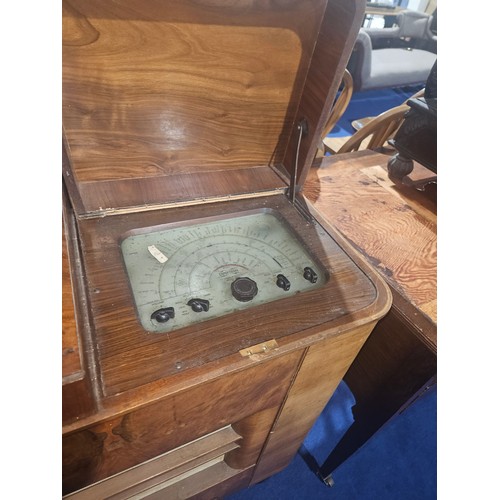 3385 - A vintage walnut cased Dynatron Radiogram Model 