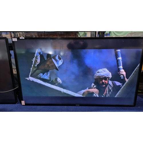 A Large 80 inch touch screen monitor with hdmi slots by Sharp type PN ...