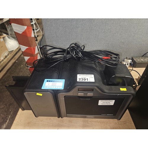 2391 - An identity card printer by HID type Fargo ADP5000, comes with power adapter and usb cable - trade. ... 