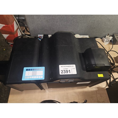 2391 - An identity card printer by HID type Fargo ADP5000, comes with power adapter and usb cable - trade. ... 