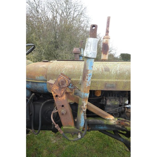 143 - Fordson Super Major Roadless, starts, runs and drives, please note it requires a bump starting,  Reg... 