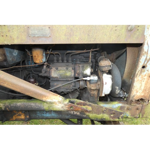 143 - Fordson Super Major Roadless, starts, runs and drives, please note it requires a bump starting,  Reg... 