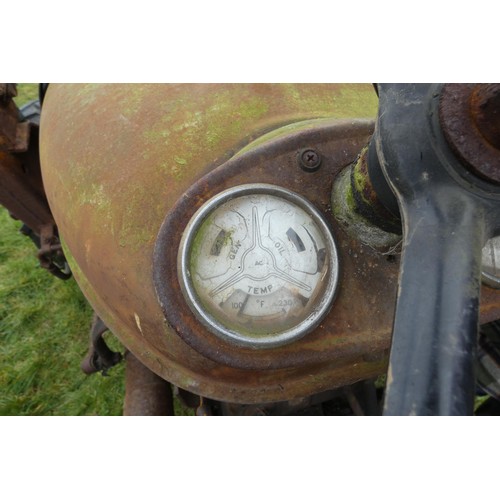 143 - Fordson Super Major Roadless, starts, runs and drives, please note it requires a bump starting,  Reg... 