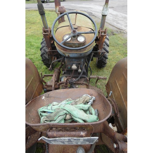 143 - Fordson Super Major Roadless, starts, runs and drives, please note it requires a bump starting,  Reg... 