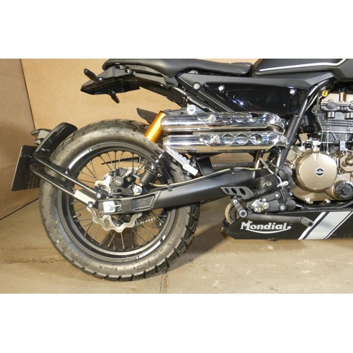 213 - Mondial HPS 125 E5 Motorcycle, Black, Reg: WL71 GPJ,  10/01/2022, 124cc, MoT not yet required, Milea... 