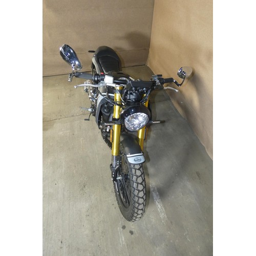 213 - Mondial HPS 125 E5 Motorcycle, Black, Reg: WL71 GPJ,  10/01/2022, 124cc, MoT not yet required, Milea... 