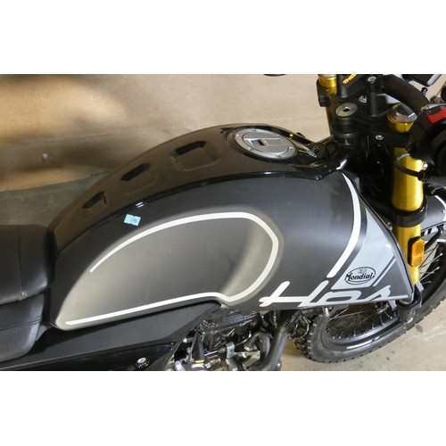 213 - Mondial HPS 125 E5 Motorcycle, Black, Reg: WL71 GPJ,  10/01/2022, 124cc, MoT not yet required, Milea... 