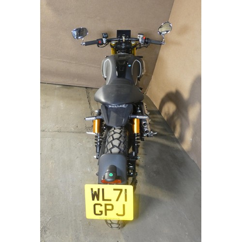 213 - Mondial HPS 125 E5 Motorcycle, Black, Reg: WL71 GPJ,  10/01/2022, 124cc, MoT not yet required, Milea... 