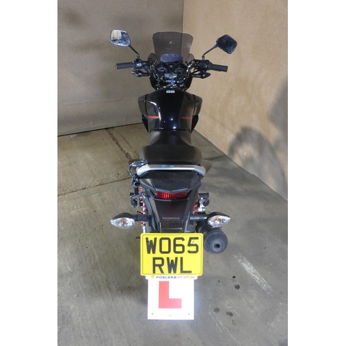 214 - Honda CBR 125 F motorcycle, Blue, Reg: WO65 RWL, 10/02/2016, MoT Expired 7/04/2023,  125cc , Mileage... 