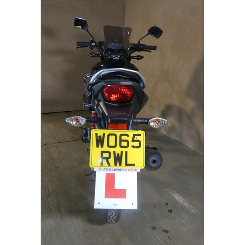 214 - Honda CBR 125 F motorcycle, Blue, Reg: WO65 RWL, 10/02/2016, MoT Expired 7/04/2023,  125cc , Mileage... 