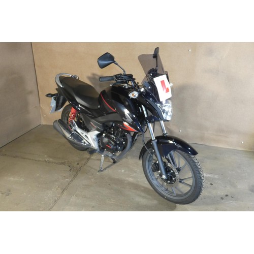 214 - Honda CBR 125 F motorcycle, Blue, Reg: WO65 RWL, 10/02/2016, MoT Expired 7/04/2023,  125cc , Mileage... 