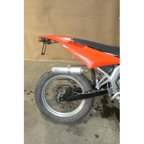 217 - Enduro motorcycle, no make or model visible, spares or repair, does not start run or drive
Registrat... 