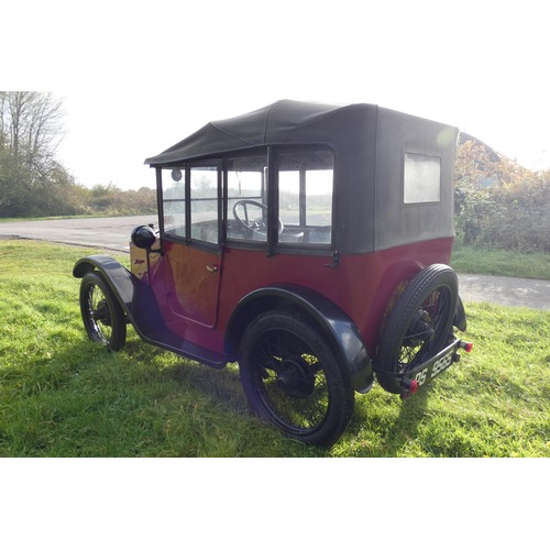 151 - Austin 7 Chummy 1928, Reg.No. DS 9565, 30/05/1928, 748cc petrol, Car No A6-391, Chassis no. 68010,  ... 