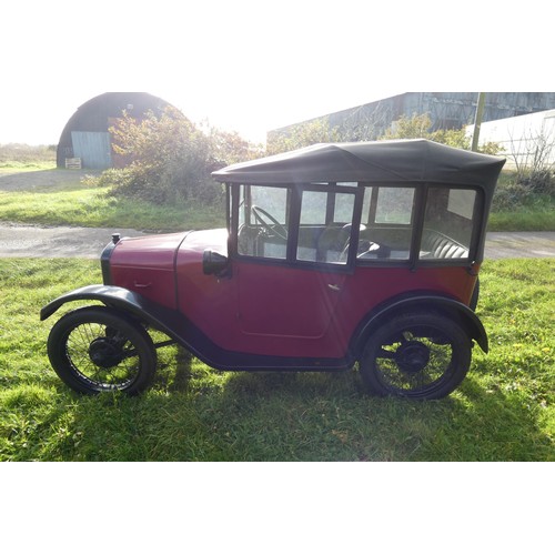 151 - Austin 7 Chummy 1928, Reg.No. DS 9565, 30/05/1928, 748cc petrol, Car No A6-391, Chassis no. 68010,  ... 