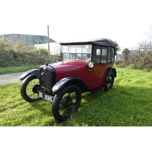 151 - Austin 7 Chummy 1928, Reg.No. DS 9565, 30/05/1928, 748cc petrol, Car No A6-391, Chassis no. 68010,  ... 