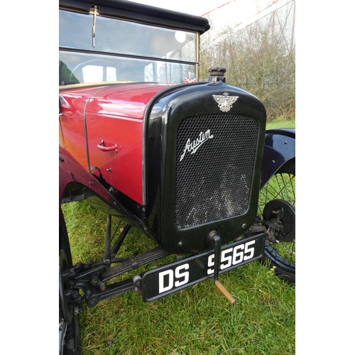 151 - Austin 7 Chummy 1928, Reg.No. DS 9565, 30/05/1928, 748cc petrol, Car No A6-391, Chassis no. 68010,  ... 