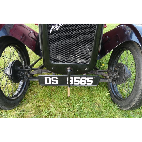 151 - Austin 7 Chummy 1928, Reg.No. DS 9565, 30/05/1928, 748cc petrol, Car No A6-391, Chassis no. 68010,  ... 