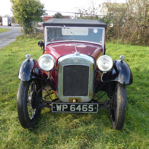 152 - Austin 7 Type 65 Sports 1934, reg WP 6465, originally registered 18/06/1934, Re-registered 22/05/197... 