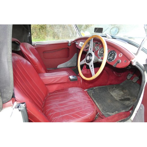 153 - MGA 2 Seater sports convertible 1955. Reg No. MVS 569, Declared manufactured in 1955, 1st registered... 