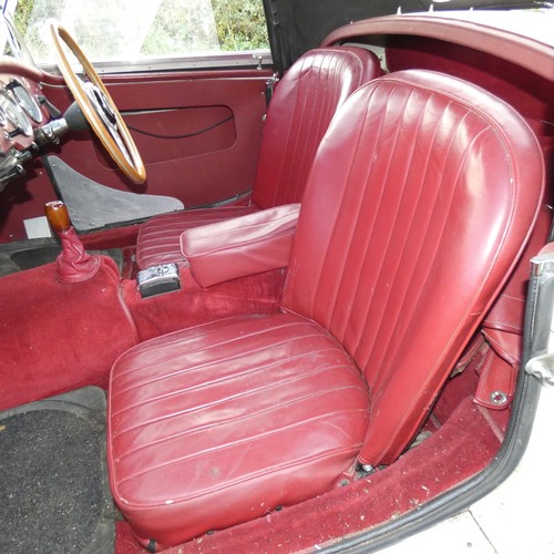 153 - MGA 2 Seater sports convertible 1955. Reg No. MVS 569, Declared manufactured in 1955, 1st registered... 